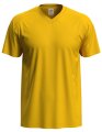 Heren T-shirt V Hals Stedman ST2300 Sunflower